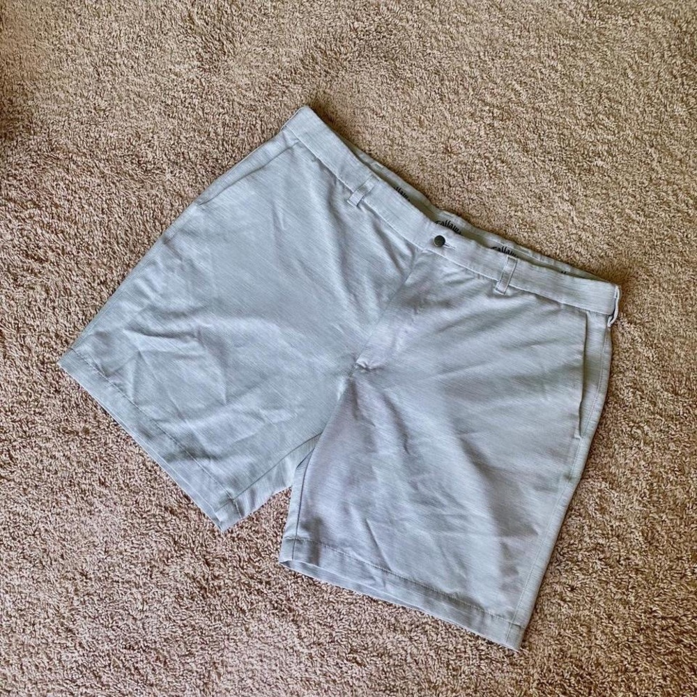 Callaway Golf Shorts Mens Size 40 Gray Active Performance Casual Pockets